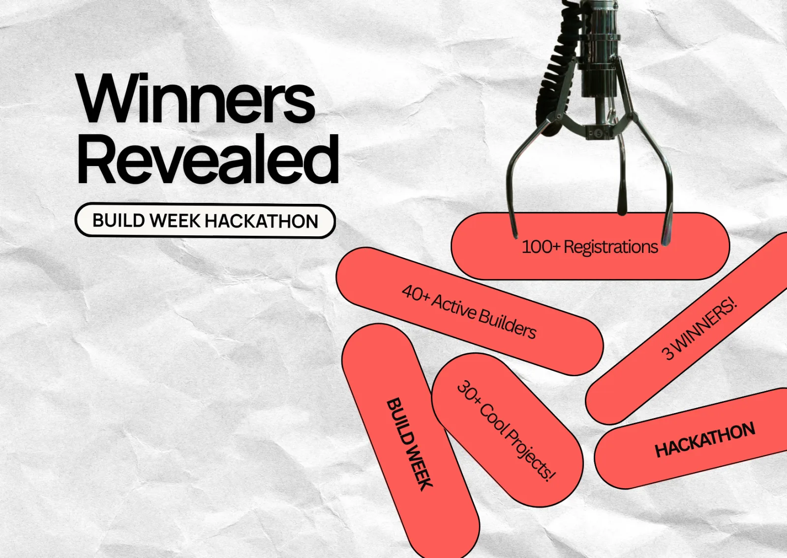 Build Week Hackathon Winners Announced